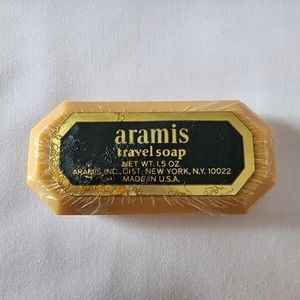 Vintage Collectable Aramis Travel Bath Soap 1.5 oz. Made in USA Sealed